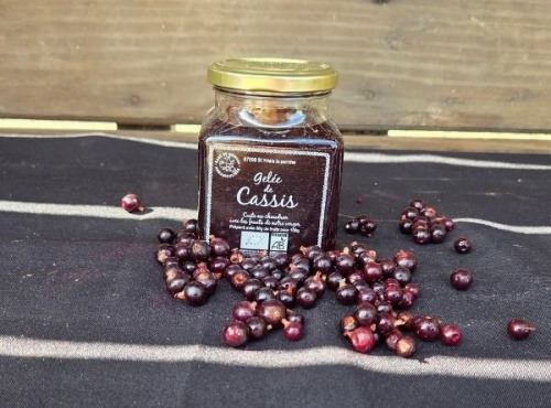 Le verger bio de Quinsac - Gelée de cassis 330gr BIO
