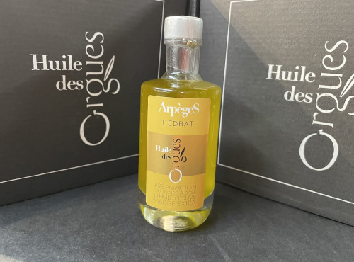 Huile des Orgues - Huile d’olive parfumée au cédrat - 100 ml