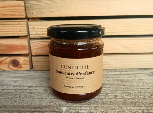 Piments et Moutardes du Périgord - Confiture artisanale Abricot & amande 200g