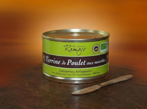 Maison Ramajo - Terrine de Poulet aux noisettes 120g