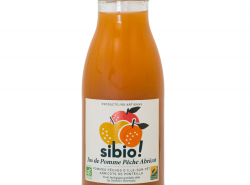 Sibio - Jus de pomme pêche abricot 25cl