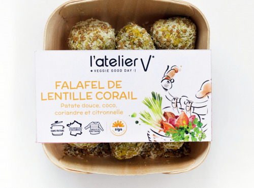 L'Atelier V* - Falafels de lentille corail, patate douce, coco, coriandre et citronnelle