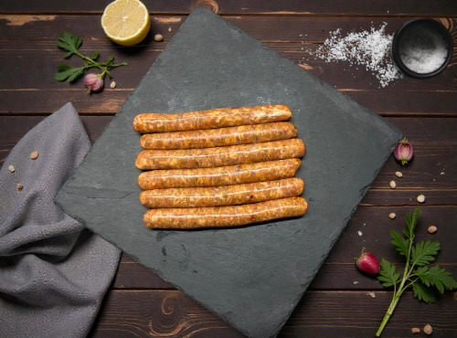 Ferme des Gravelines - SAUCISSES BASQUAISE X4 - 100% POULET BIO