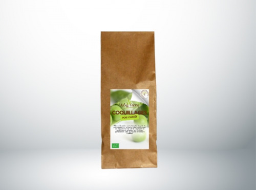 Adal Terra - Pâtes - Coquillages Bio Pois Cassés 500G