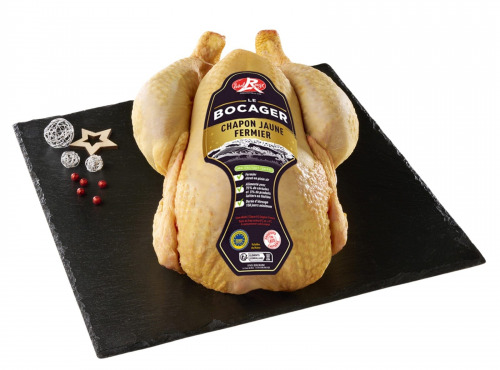 BEAUGRAIN, les viandes bien élevées - CHAPON JAUNE FERMIER LABEL ROUGE