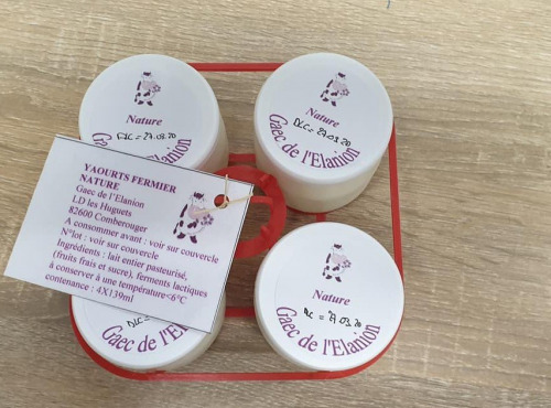 Ferme de l'Elanion - Lot 16 Yaourt Nature - 2kg