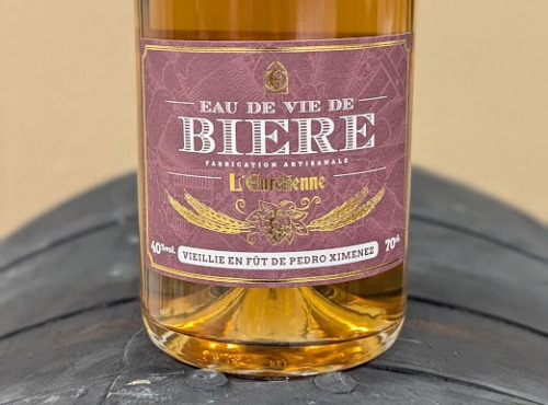 Bière L’Eurélienne – Brasserie de Chandres - EAU DE VIE DE BIERE BARRIQUEE - 70 cL