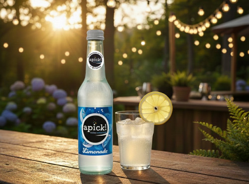 Bière L’Eurélienne – Brasserie de Chandres - LIMONADE Apick! 6 bouteilles de soda 33cl