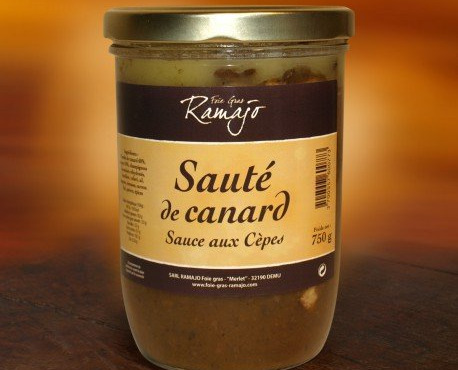 Maison Ramajo - Sauté de canard sauce aux Cépes 750g