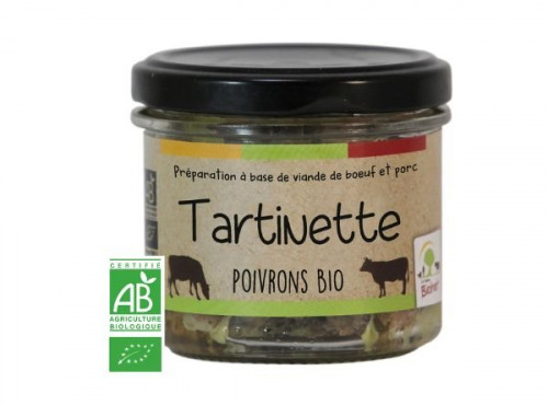 Ferme Bichet - Tartinette aux deux poivrons BIO 90g