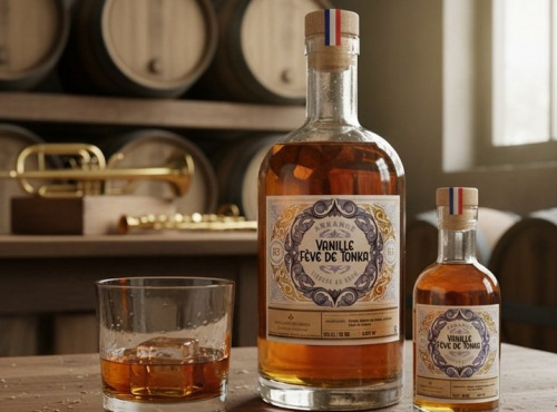 Distillerie de l'Anjou - Rhum arrangé Vanille & Fève de Tonka - 20cl - Produit en Anjou