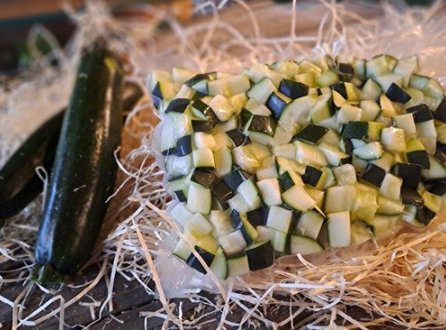 Les Jardins de Gérard - Courgette cube sous-vide - 250 g