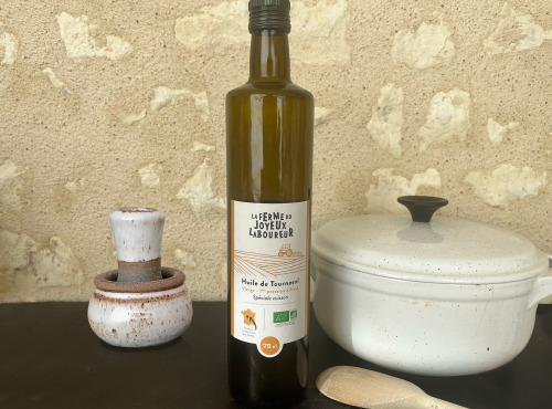 La Ferme du Joyeux Laboureur - Huile de tournesol spéciale cuisson et friture 75cl