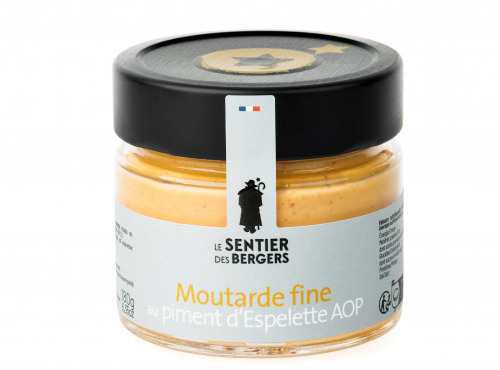 Le sentier des Bergers - Moutarde fine au piment d'Espelette A.O.P