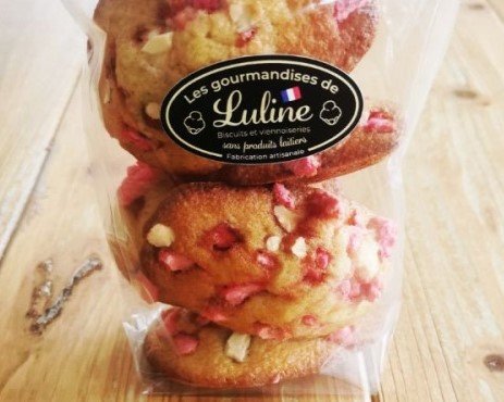 Les Gourmandises de Luline - 25 Madeleines pralines sans gluten/lactose