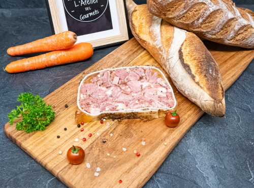 L'Atelier des Gourmets - Boucherie Charcuterie en Provence - Fromage de tête artisanal au poivre - 200gr