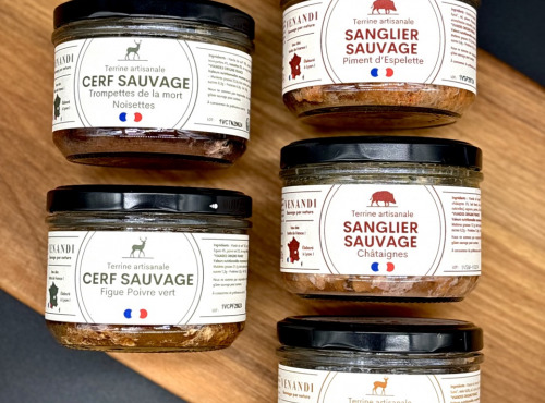 Venandi Sauvage par Nature - Panier de terrines de gibier 100 % français pour 5/6 personnes