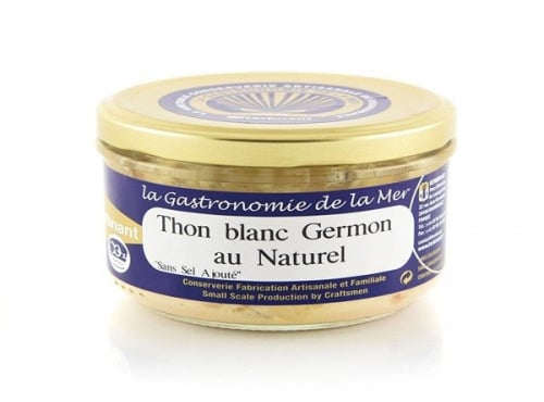 SARL Kerbriant ( Conserverie ) - Thon blanc Germon au naturel - Très pauvre en sel - 180g