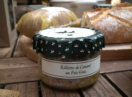 Les Moulins Aufiés - Rillettes de canard au foie gras 180g