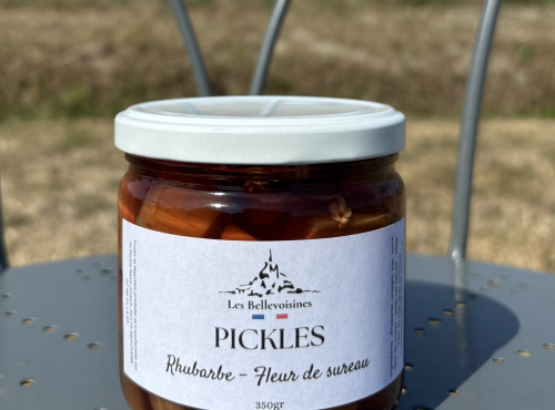 Ferme Saint Joseph - Pickles Rhubarbe Fleur de sureau