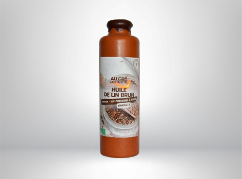 Adal Terra - Huile Vierge Gastronomique de Lin Brun Biodynamique 200ml