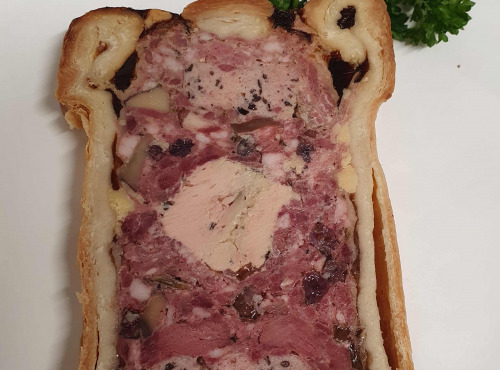Ferme de la Paumerais - PATE EN CROUTE EN TRANCHE - 200 Gr (1 tranche)