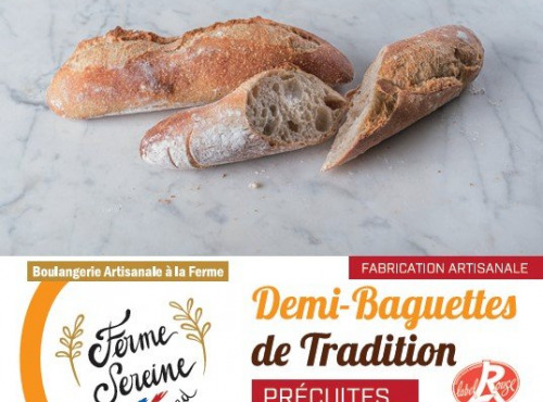 Ferme Sereine en Périgord - 10 Demi Baguettes de Tradition - Précuite