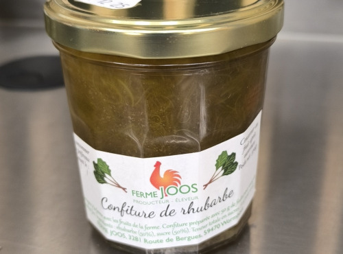 Ferme Joos - confiture de rhubarbe 370g