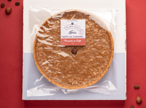 La Jolie Tarte - Tarte au caramel et noisette café - 360g
