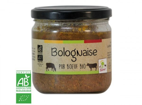 Ferme Bichet - Sauce Bolognaise pur boeuf BIO 300g