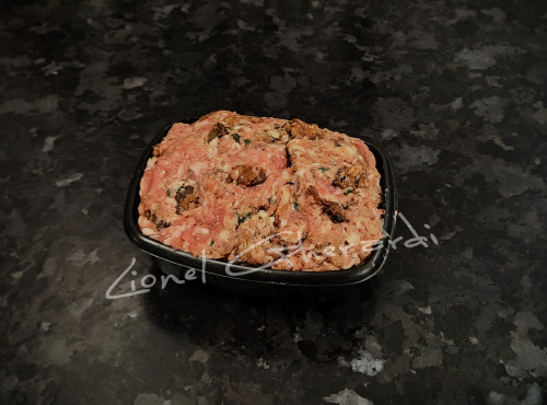 Boucherie Charcuterie Traiteur Lionel Ghérardi - Farce Fine Foie gras et Morilles - 500g