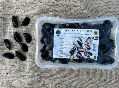 Saint Kerber - Cancale - Moules de bouchot STG barquette 1kg