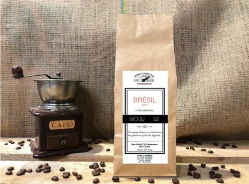 Cafés Factorerie - Café Brésil Bahia MOULU - 500g