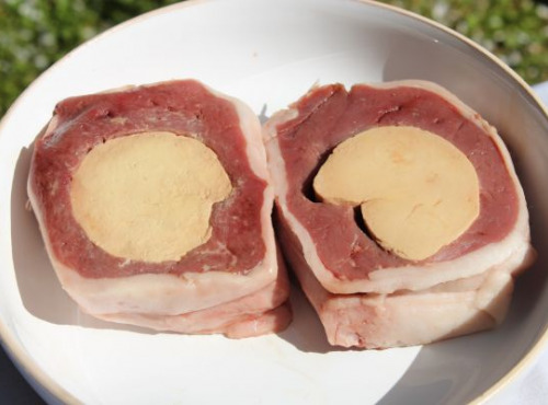Ferme de Pleinefage - Magret de canard au foie frais de canard façon "Tournedos" X2