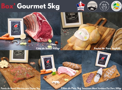 L'Atelier des Gourmets - Boucherie Charcuterie en Provence - Box Gourmet