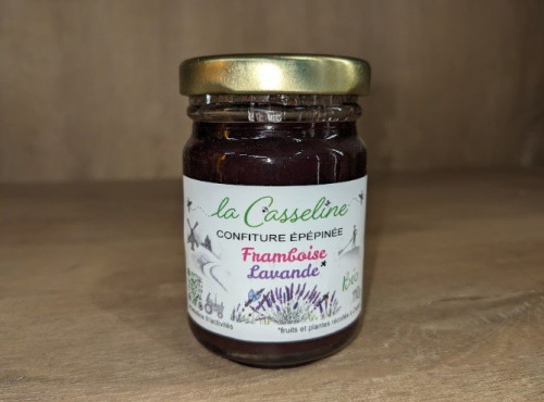 Ferme Joos - Confiture Framboise Lavande épépinée BIO La Casseline