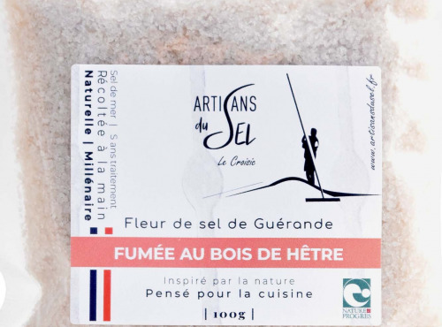 Artisans du Sel - Fleur de Sel de Guérande fumée au bois de Hêtre - 100gr | Artisans du Sel