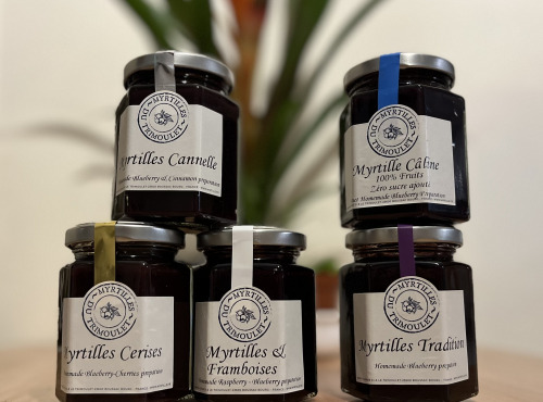 Myrtilles du Trimoulet - Trilogie de délices: 3 pots de 200g au choix