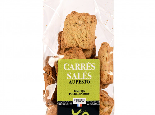 XO Gourmet - Carrés salés Pesto 100g