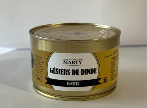 CHARCUTERIE MAISON MARTY - Gésiers de dinde - Confits