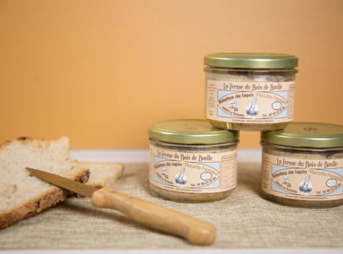 Ferme du Bois de Boulle - Rillettes de lapin x3