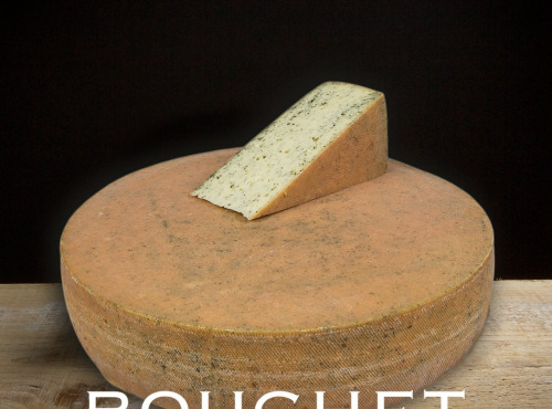 Fromagerie Bouchet - Raclette lait cru Haute Savoie France ail des ours - meule entière- environs 6,5kg