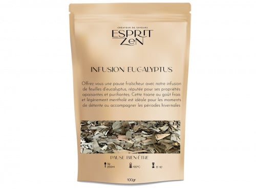 Esprit Zen - Eucalyptus - Infusion - Sachet avec  zip - 100g
