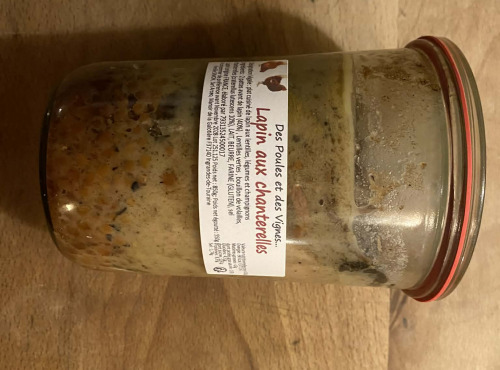 Des Poules et des Vignes à Bourgueil - Lapin aux chanterelles