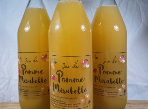 La Ferme des Prun'Elles - Lot De 3 Jus Pomme Mirabelle