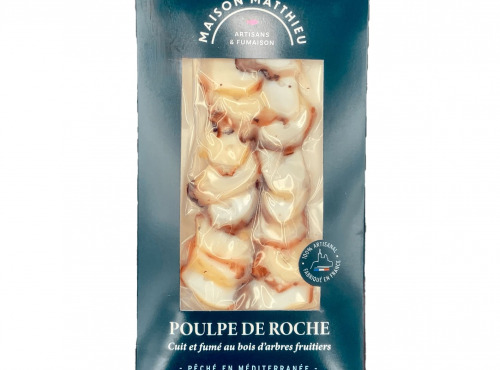 Maison Matthieu - Poulpe Fumé De Méditerranée tranché - 100g