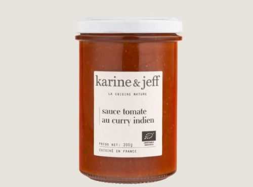 Karine & Jeff - Sauce tomate au curry indien 200g