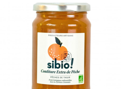 Sibio - Confiture de Pêche bio - 360g