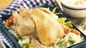 Des Poules et des Vignes à Bourgueil - Coq cuit découpé