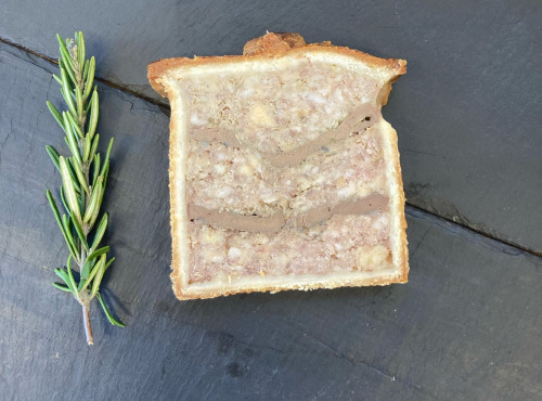 Elevage Les Blancs de l'Ouest - Pâté en croûte - Tout cochon - 1 tranche